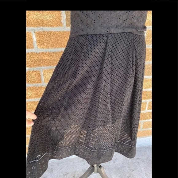 Rebecca TaylorMixed Eyelet Tie Waist Dress size 4 - Picture 11 of 12